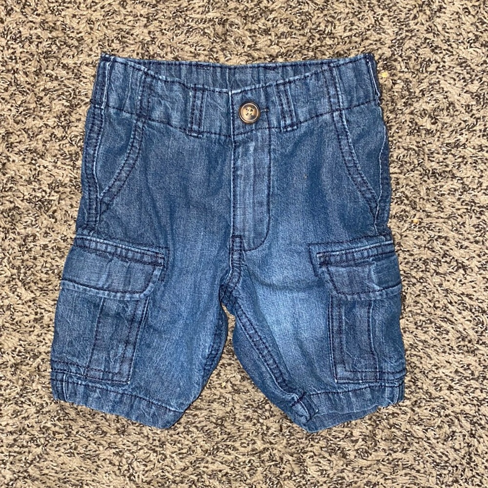 Carter’s boys 2t denim cargo shorts